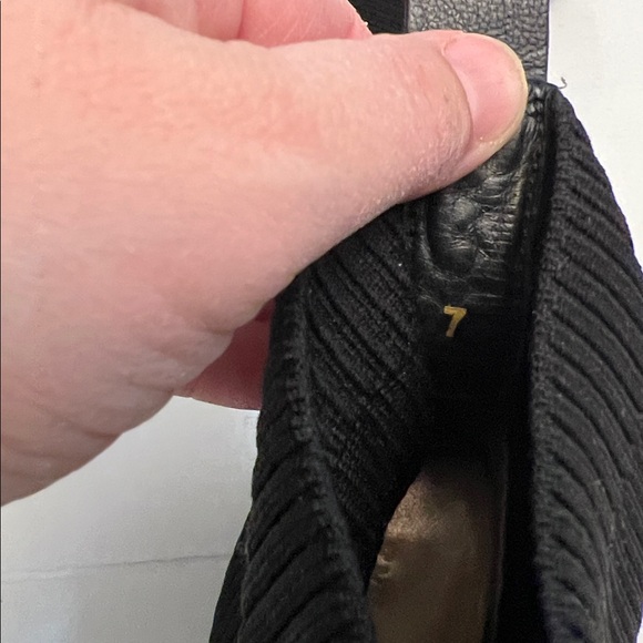 EVERLANE THE GLOVE BOOT BLACK RE-KNIT SOCK ANKLE BOOTS SIZE 7 - Picture 10 of 16